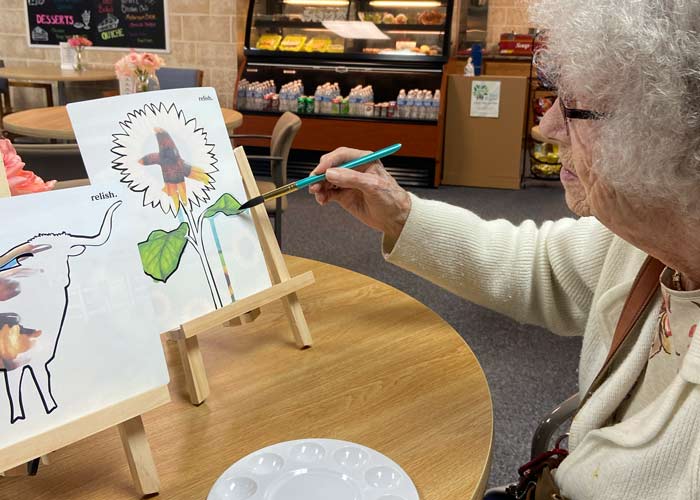 active-mind-in-aging-adult-by-painting-a-flower
